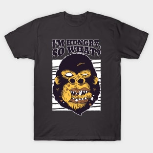 Hungry Gorilla Head T-Shirt